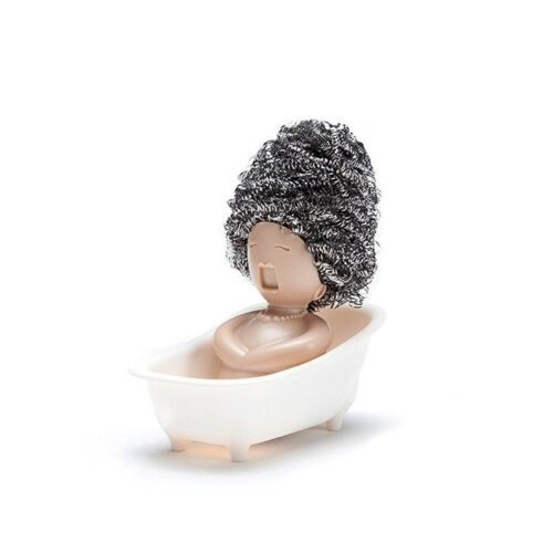 Bathtub shaped cleaning ball