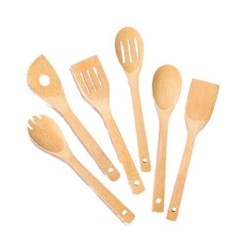 Eco-Friendly Non-Stick Bamboo Spatula Set